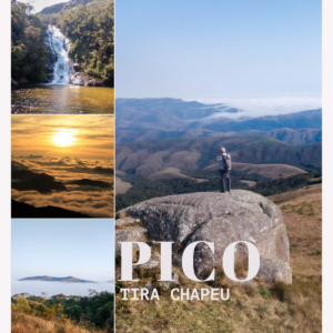Pico do Tira Chapeu, um dos pontos mais altos de SP, a 2.088m na Serra da Bocaina. Oferece vista de 360 graus no Parque Nacional da Serra da Bocaina.