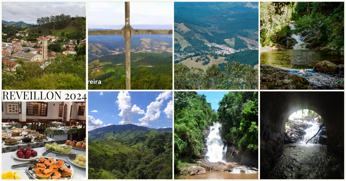 Passe o Réveillon nas montanhas de Delfim Moreira (MG), com vistas incríveis no Mirante do Santo Cruzeiro e aventuras nas cachoeiras dos Padres e do Túnel.