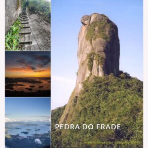 Pedra do Frade, com 1589m, localizada na Serra da Bocaina, entre RJ e SP. Trilha desafiadora com vistas de Baía da Ilha Grande e o Pico das Agulhas Negras.